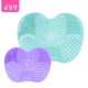 Bàn chải trang điểm silicone bàn chải làm sạch pad với cốc hút lười lau bàn chải trang điểm bàn chải làm sạch bàn chải công cụ đặc biệt - Các công cụ làm đẹp khác