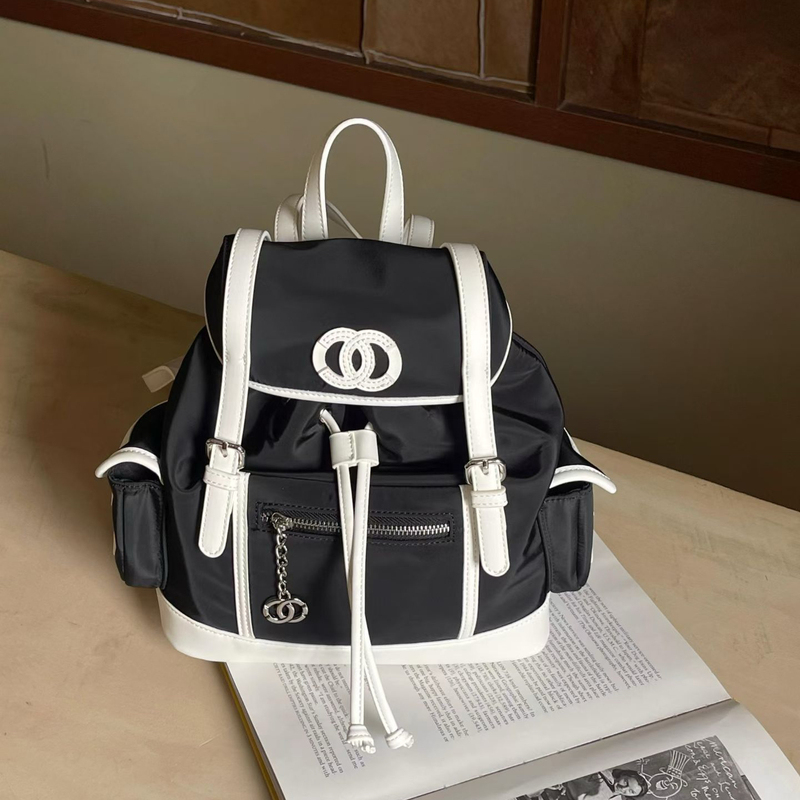 2026 New Waterproof Oxford Parachute Backpack School Bag Multi-Pocket Nylon Bowling Bag Lightweight Sports Trendy Bag