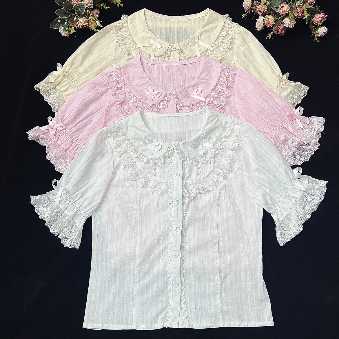 Original Summer Doll Collar Lolita Blouse