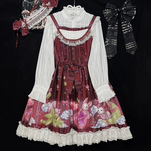 Милое платье-комбинация, платье, стиль Лолита, Lolita Jsk, (в наличии на складе)