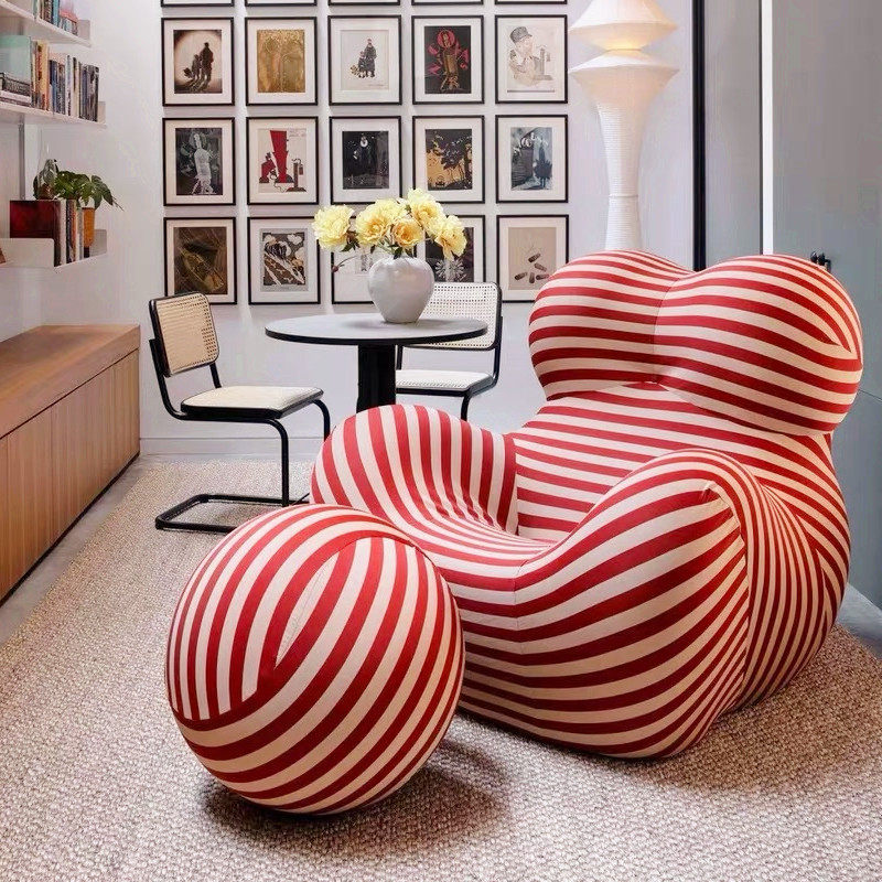 Mother's Embrace Italian Light Luxury Leisure Chair Designer Creative Bubble Chair Net Red Hydrangea Chair Lazy Lounge Chair