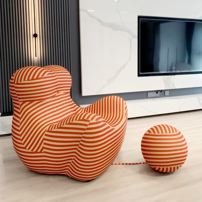 Italian designer's furniture glass fiber ball chair hugs the bubble child's single deck chair Mom's embrace sofa