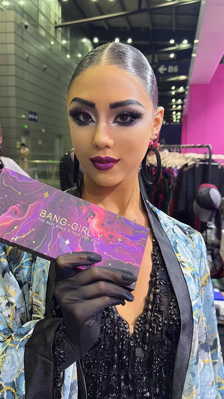 Banggirly Latin Dance New Eye Makeup Three-Color Palette Competition-Specific High-End Long-Lasting