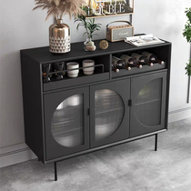 Nordic solid wood sideboard modern and simple tea cabinet living room side cabinet multi-function locker household kitchen cabinet