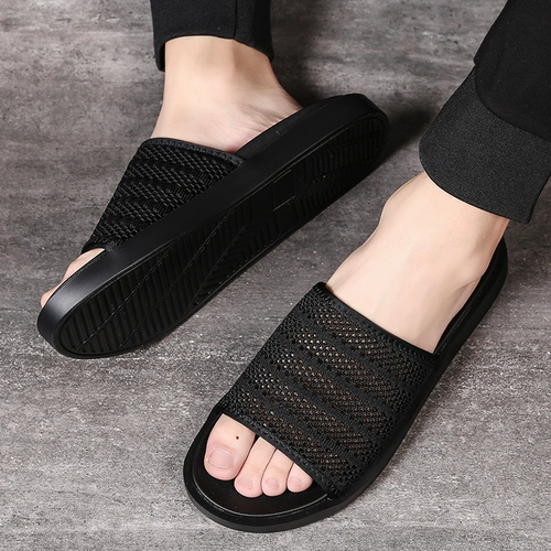 Мужские тапочки, летние трендовые сандалии для отдыха, слайдеры, коллекция 2023, популярно в интернете