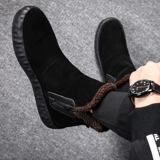 Демисезонные сапоги, мужские утепленные ботинки, удерживающие тепло туфли