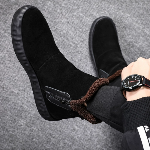 Демисезонные сапоги, мужские утепленные удерживающие тепло ботинки, 40