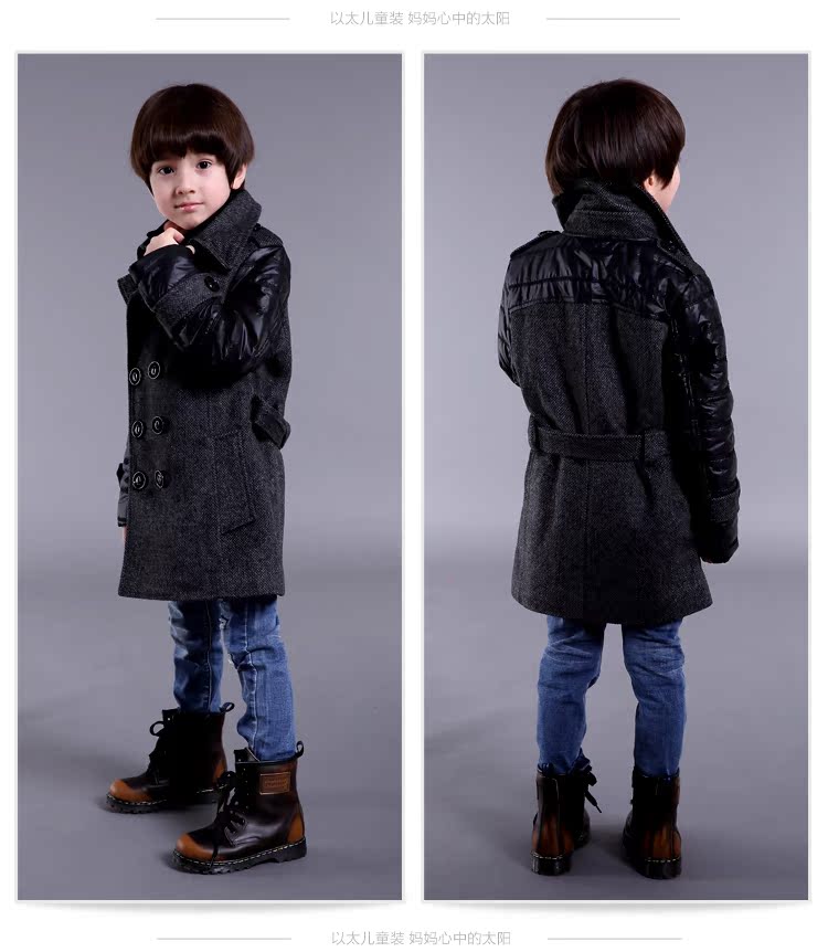 Manteau pour garcon en laine - Ref 2161439 Image 9