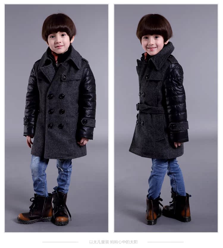 Manteau pour garcon en laine - Ref 2161439 Image 11