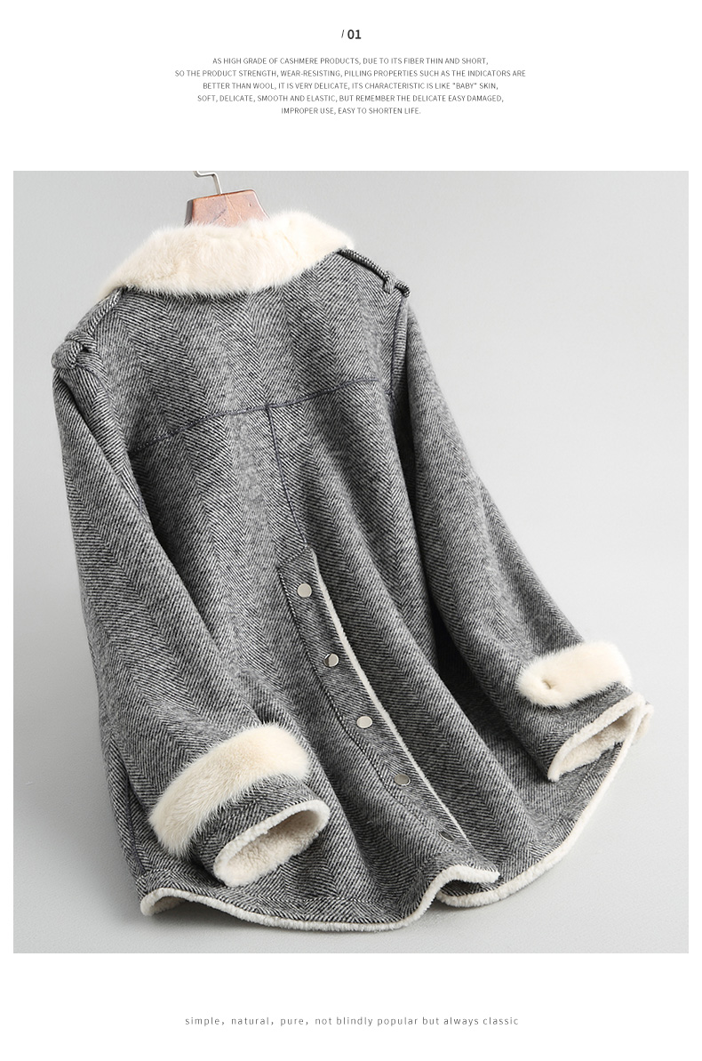 Manteau de fourrure femme - Ref 3172199 Image 14