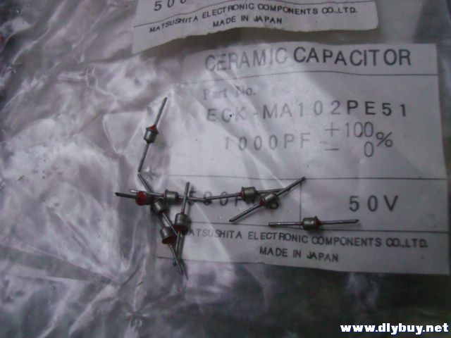 Japanese original installed ECK-MA 50V 1000P 1000PF (102) electromagnetic interference straight filter