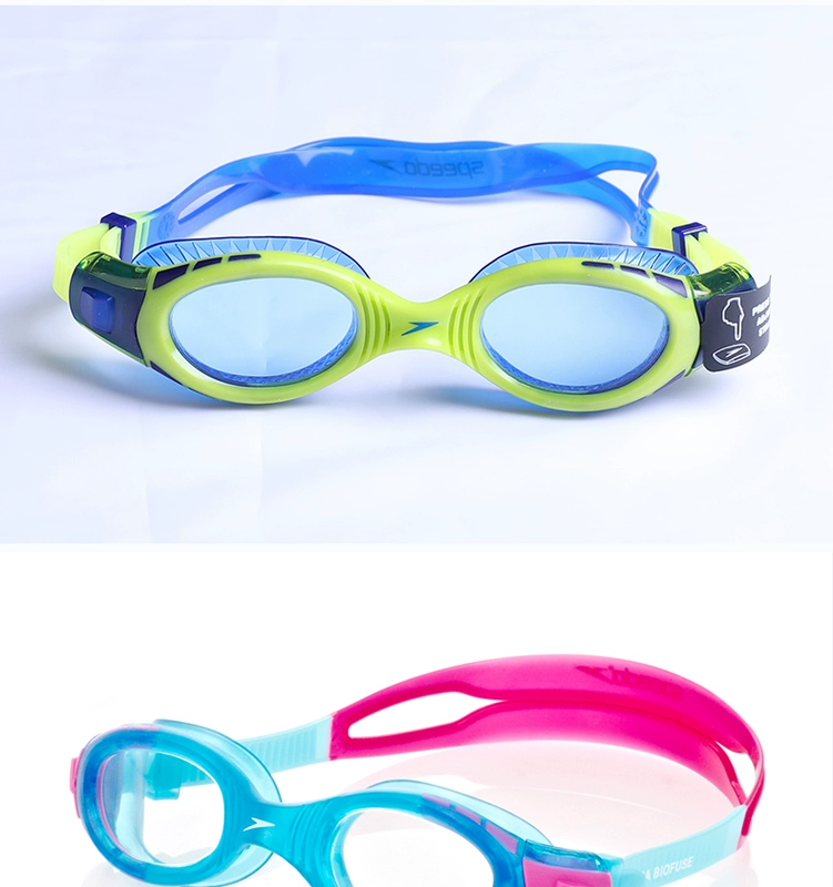 Kính bơi Speedo Children Kính nam và kính bơi cho nữ HD Không thấm nước và chống sương mù Khung lớn - Goggles