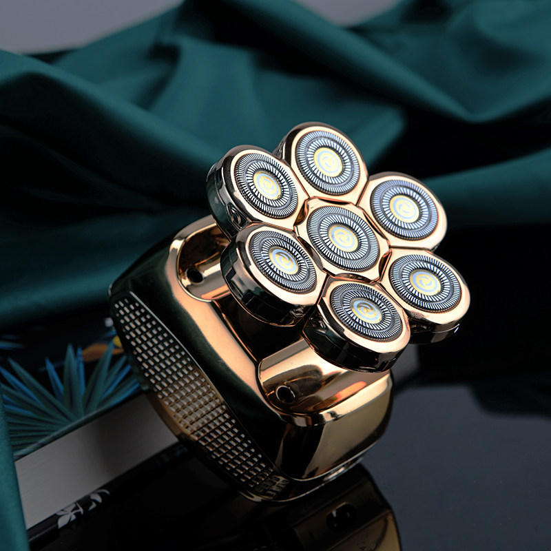 7-tool head bald god instrumental high power shaved head self-scraping special men electric shaved hob multifunction hairdresser