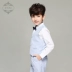 Bộ quần áo bé trai EYAS Bộ quần áo hợp xướng thiếu nhi Hoa Boy Host Piano Trang phục vest vest mùa xuân và mùa hè quan ao tre em Váy trẻ em