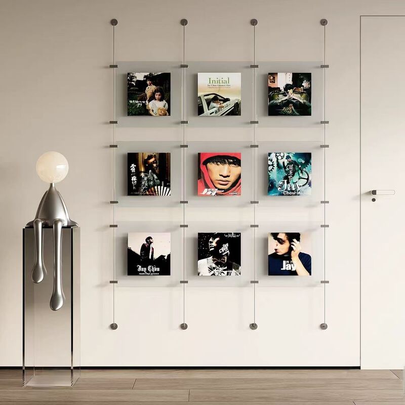 Acrylic Photo Wall Metal Rod Three-Dimensional Decoration Hanging Painting Display Poster Light Luxury Wall Decor Wall Hanging Corridor Ornament Acrylic Photo Wall Metal Rod Three-Dimensional Decoration Hanging Painting Display Poster Light Luxury Wall Decor Wall Hanging Corridor Ornament