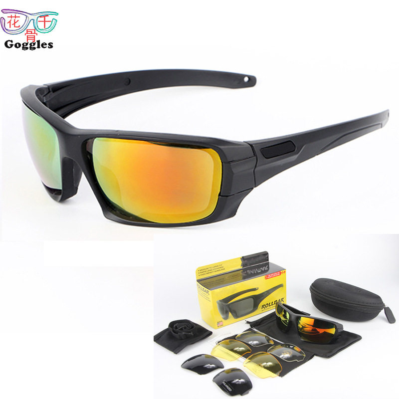 Tactical Glasses Military Fans Windproof CS Bulletproof Riding Goggles Nearsighted Outdoor Locomotive Shooting Glasses Goggles