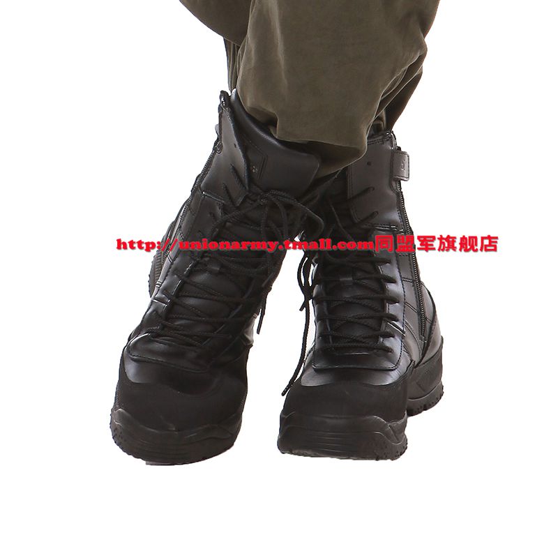 Boots militaires pour homme UNION ARMY en cuir - Ref 1402677 Image 9