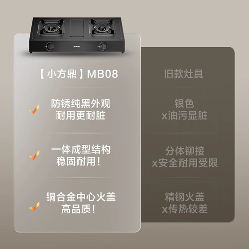 [Государственная субсидия] Wanhe, газовая двойная бытовая газовая плита из нержавеющей стали, настольная газовая плита, сжиженный газ D9