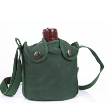 Type 78 water bottle with lunch box military fans outdoor travel mountaineering multi-purpose 1 liter large capacity military green aluminum kettle