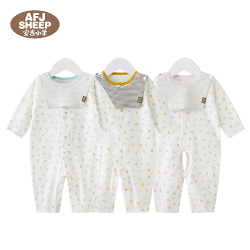 Весенний комбинезон для новорожденных подходит для мужчин и женщин для девочек, 0-1 лет