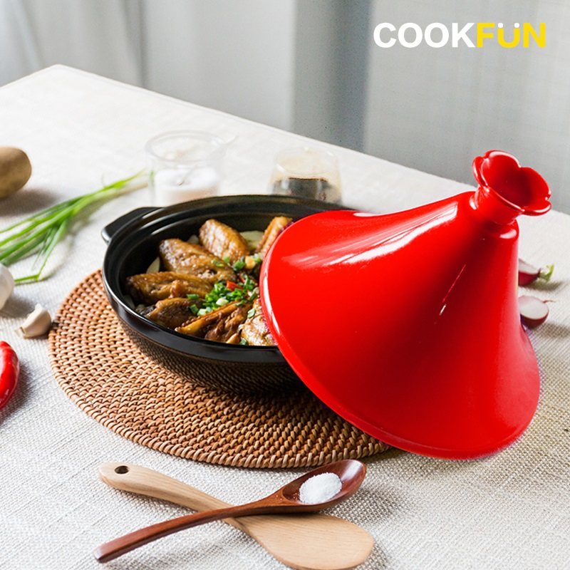 Cool rice Japanese tagine pot large export Morocco non-porous high temperature casserole stew pot ceramic stew pot