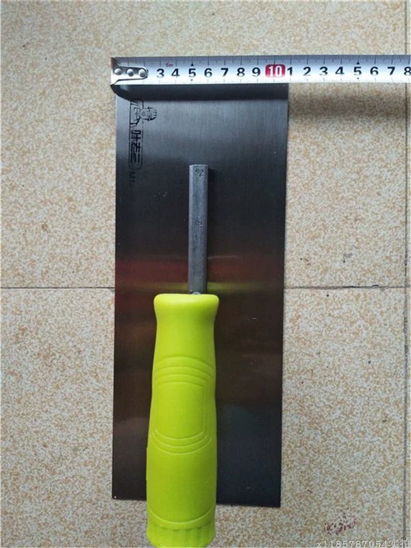 Thợ nề dụng cụ Mạnh Chuanguo lớn bùn ván bùn ván Ye Làoan tấm sắt dày xi măng trát mở rộng bay nhổ đinh