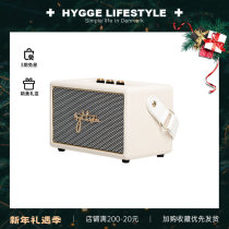 HYGGE Bluetooth speaker HIFI high fidelity retro subwoofer sound quality audio Real Wireless 3d surround desktop ins