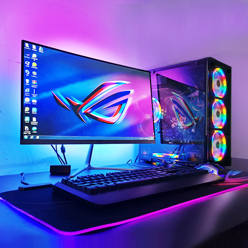 Duan You i7 octa-core independent graphics card LOL eat chicken game desktop anchor computer host i5 assembly machine design e-sports DYI