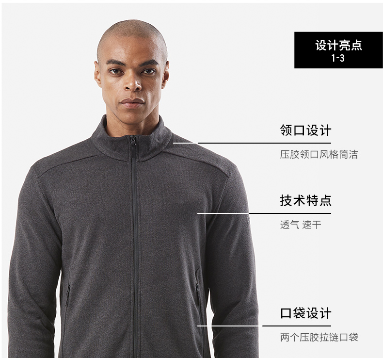 m码，Arc'teryx 始祖鸟 Covert LT 男士轻量休闲抓绒衫 658.74元（天猫1600元） 买手党-买手聚集的地方