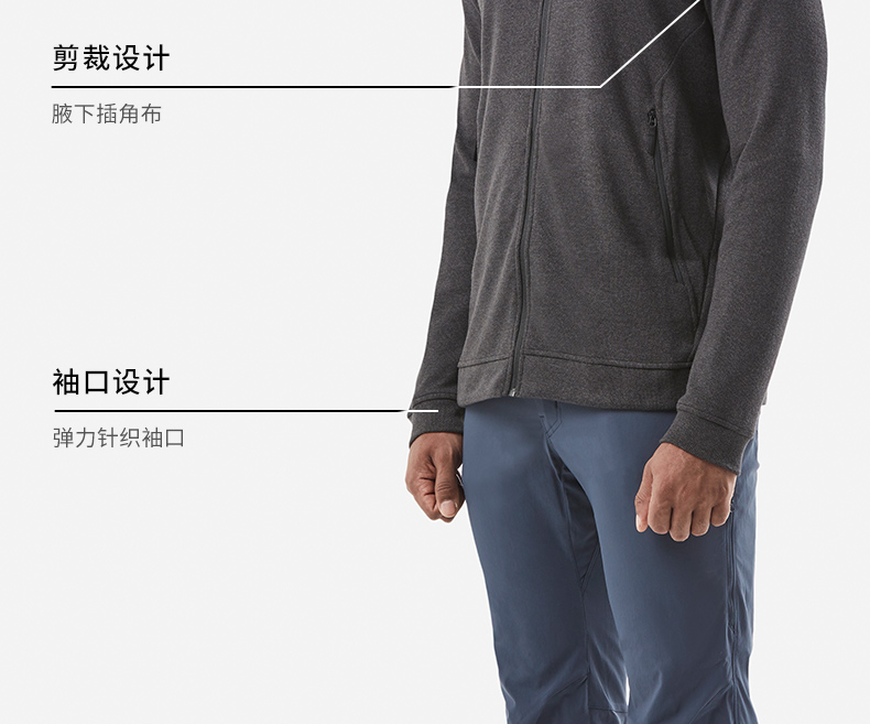 m码，Arc'teryx 始祖鸟 Covert LT 男士轻量休闲抓绒衫 658.74元（天猫1600元） 买手党-买手聚集的地方