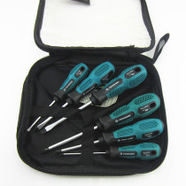 Cross-shaped set with screwdriver set Penggong set screwdriver tool bag screwdriver