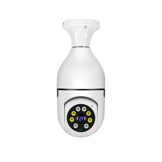 Wireless lamp holder monitor 360-degree no dead angle lamp head surveillance camera home mobile phone remote plug-in-free
