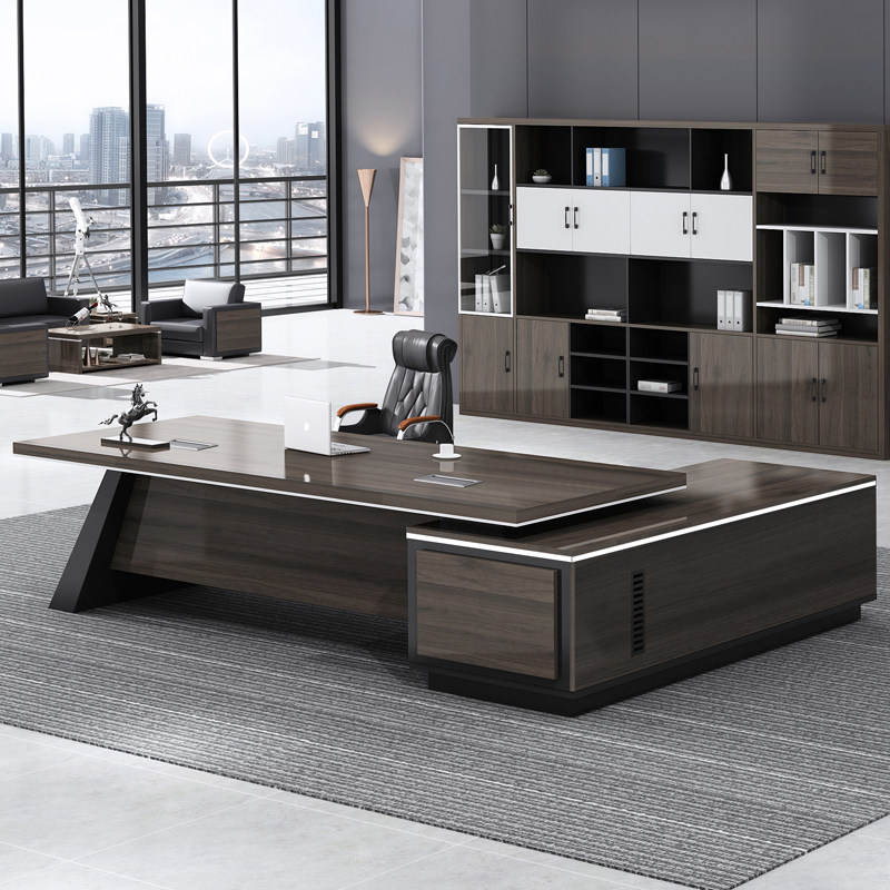 Desk Single Owner Table Furniture President Table Minimalist Modern Fashion Large Class Table Chairs Portfolio Manager 8002