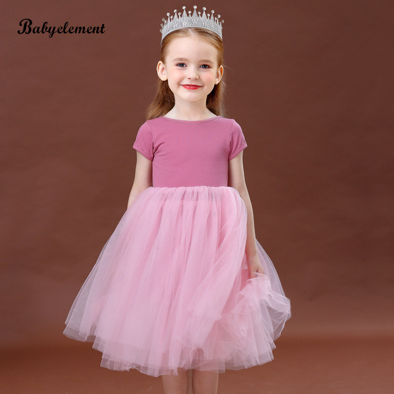 Girl Ocean Dress Summer Dress 2022 New Foreign Pie Children 3 Fluffy Dress 4 Princess Dresses 5 Years Old Dress 6 Years Old