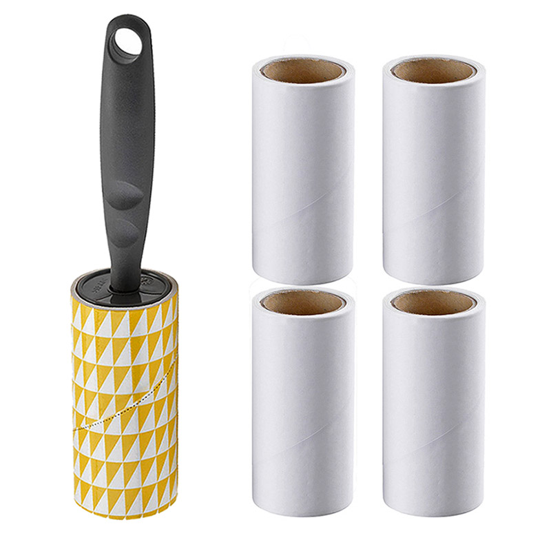 Household sticker tearable roller sticker 10cm sticky dust paper clothes brusher clothing dehair brush