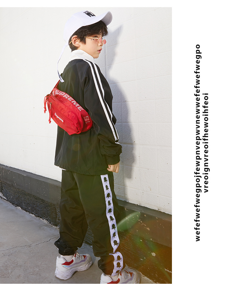 Trang phục khiêu vũ đường phố cho trẻ em trai hip hop Trang phục hip-hop hiphop Áo khoác trẻ em biểu diễn trang phục thủy triều trang phục dân tộc cho bé