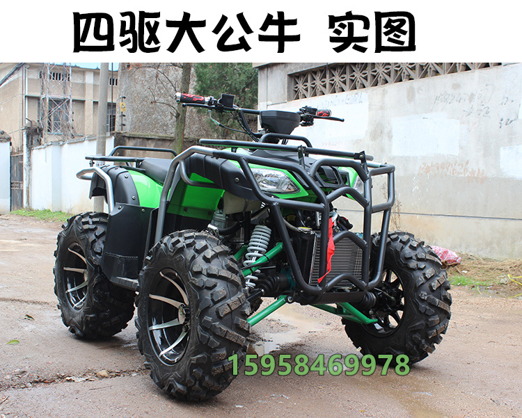 Lớn và nhỏ bull trục lái xe ATV bốn bánh off-road leo núi xe máy điện 125-250 tất cả các địa hình địa điểm