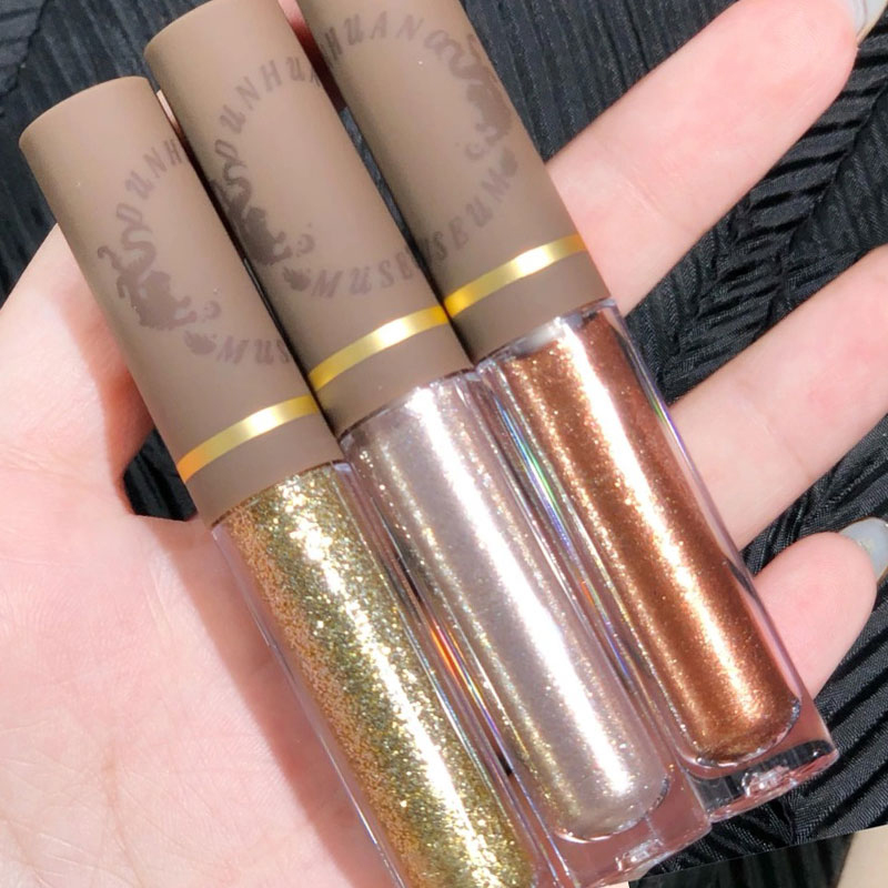 Orange blossom Dunhuang liquid eye shadow liquid fine shiny pearlestico Pearls Groom color flat substitute bright crystal judydoll female