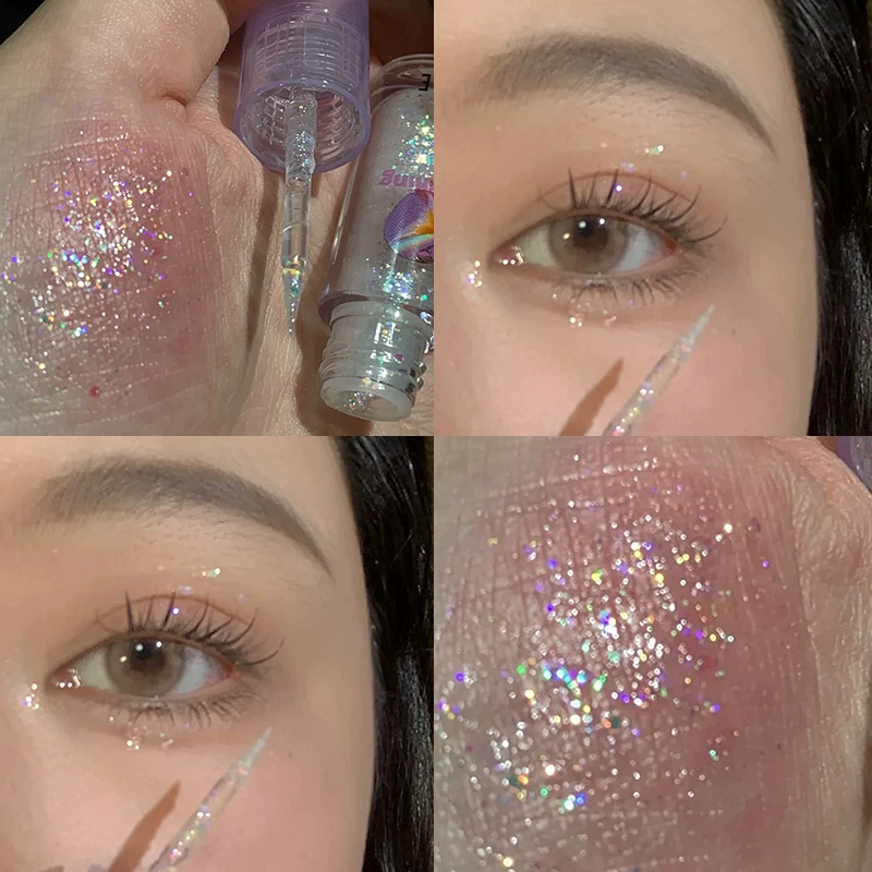 ФЛОРТТЕ Цветочная линия тени для глаз Sencest Crystal Light Crystal Light Pearl Glores Highlights Lielia Fallslia Drop