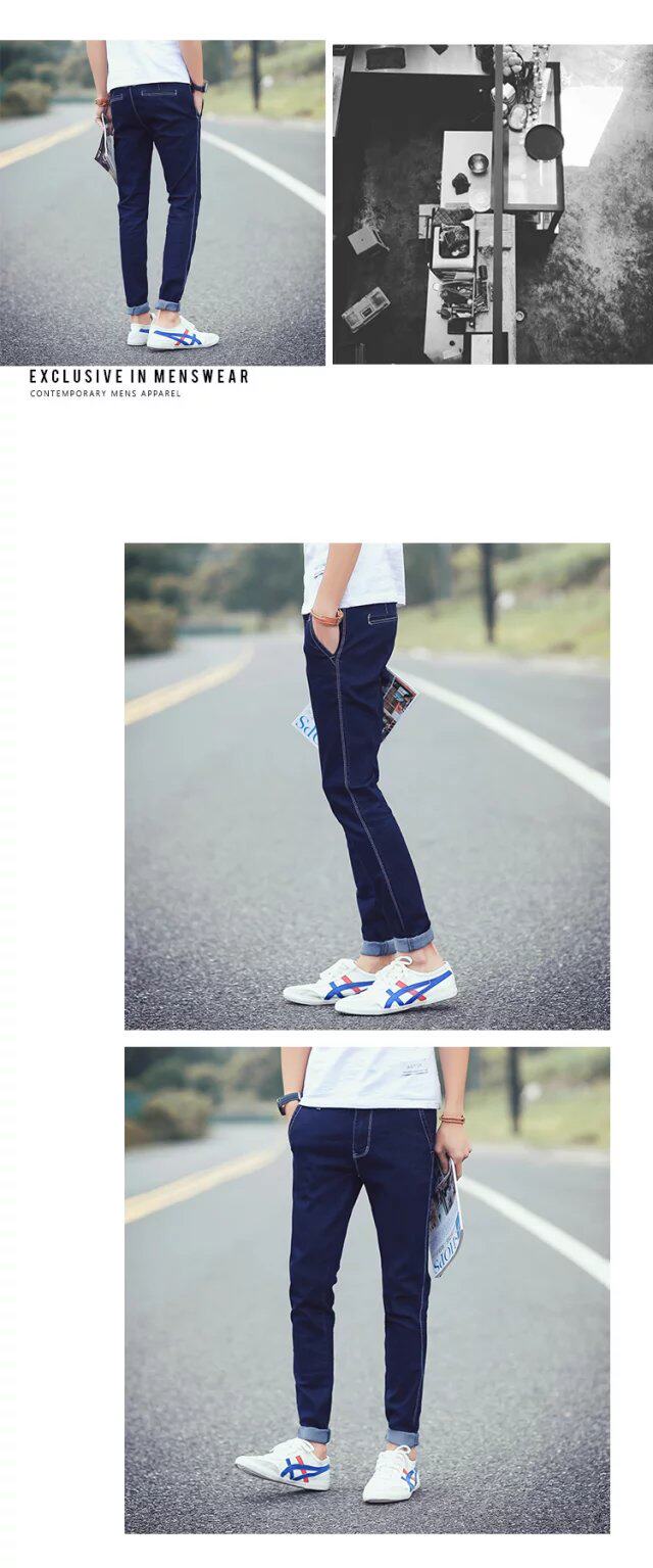 Jeans en coton pour automne - Ref 1461822 Image 27