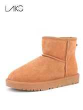 59元包邮 LASK 女士真皮短筒雪地靴