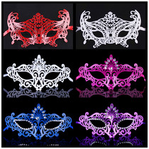 20g Fashion Prom Performance Mask Prom Princess Hollow Diamond Mask Venice Cosplay Hollow Mask