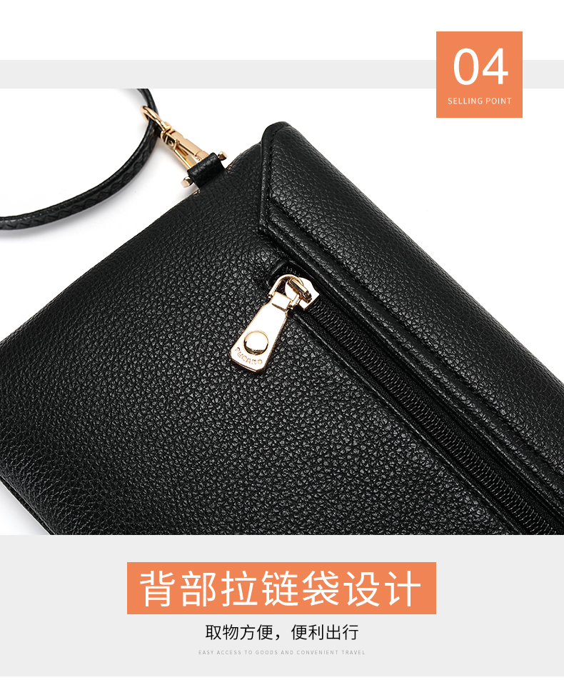 Túi xách Woodpecker đeo vai Messenger túi xách 2019 mới trung niên thời trang Hàn Quốc đơn giản khăn tay nữ túi nhỏ - Túi xách nữ shop balo nữ