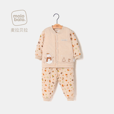 【麦拉贝拉】秋冬婴儿保暖棉衣服