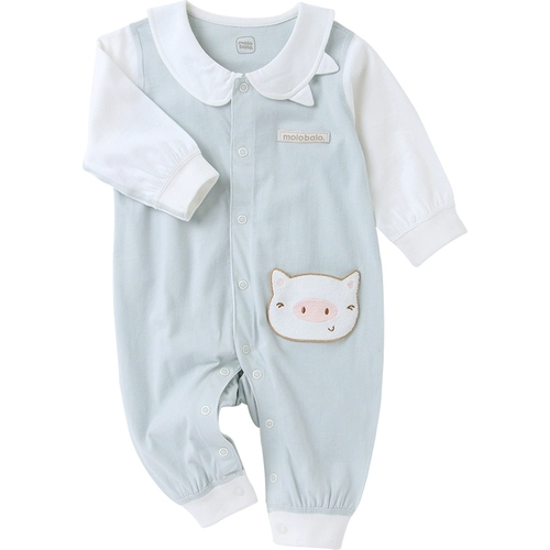 Детское демисезонное осеннее хлопковое милое боди для новорожденных подходит для мужчин и женщин для девочек