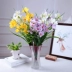 Hoa mô phỏng cao cấp hoa mộc lan hoa giả phòng khách trang trí phòng ngủ trang trí nội thất nhựa hoa khô hoa lụa nhiều màu hoa - Hoa nhân tạo / Cây / Trái cây