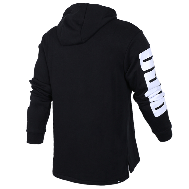 [chạy buổi sáng] Puma LOGO in ngựa 泫 ya với áo len nam và nữ trùm đầu 851977-01 / 02 - Thể thao lông cừu / jumper áo thun dài tay nam mùa đông