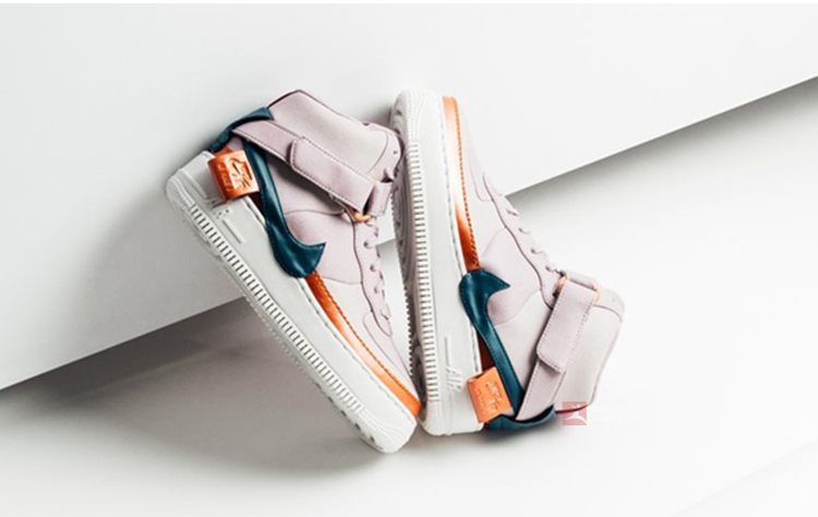 [chạy buổi sáng] điên cuồng Nike Air Force 1 AF1 móc móc giày đế dày AR0625-500 - Dép / giày thường giày the thao nữ màu trắng