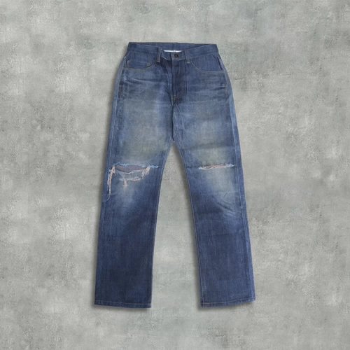 Вы на первом уровне цифровой джинсовой печати цифровой печати в начале первого года первого года 501 брюк для джинсов