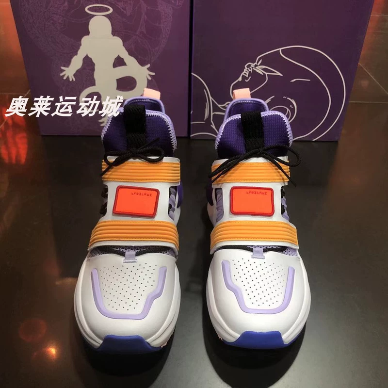 Anta Dragon Ball Super Joint Basketball Shoes Black Goku Super Saiyan Champion Goku Vegeta 11941602 - Giày bóng rổ
